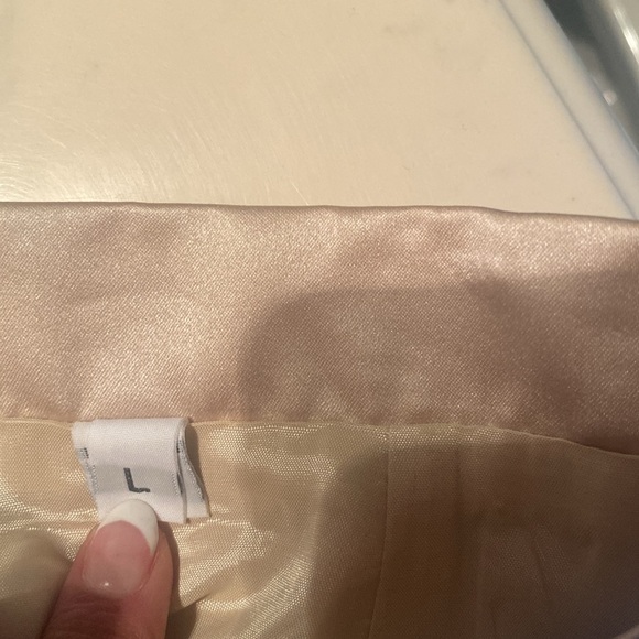 SUPER SLEEK 3 PC SUIT&GORGEOUS W/LACE BOUSTIERRE,SATIN SKIRT;CHIC BOLERO JACKET - Picture 12 of 12